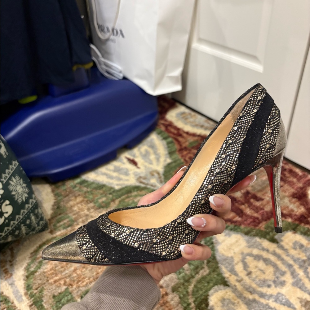 Christian Louboutin brand new condition pumps. Only work inside the house!